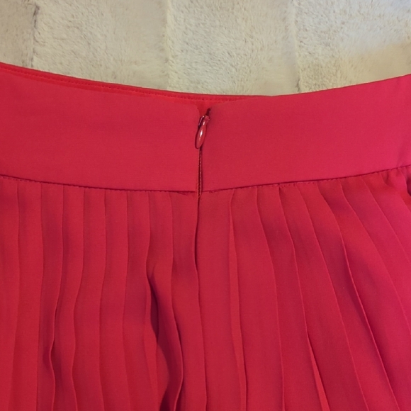 J. Crew Pleated Red Midi Skirt - Picture 4 of 5
